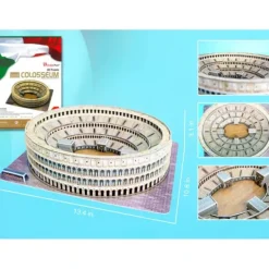 131 Piece 3D Puzzle Model Kit - Roman Colosseum Puzzle - Your Source for Gaming Essentials