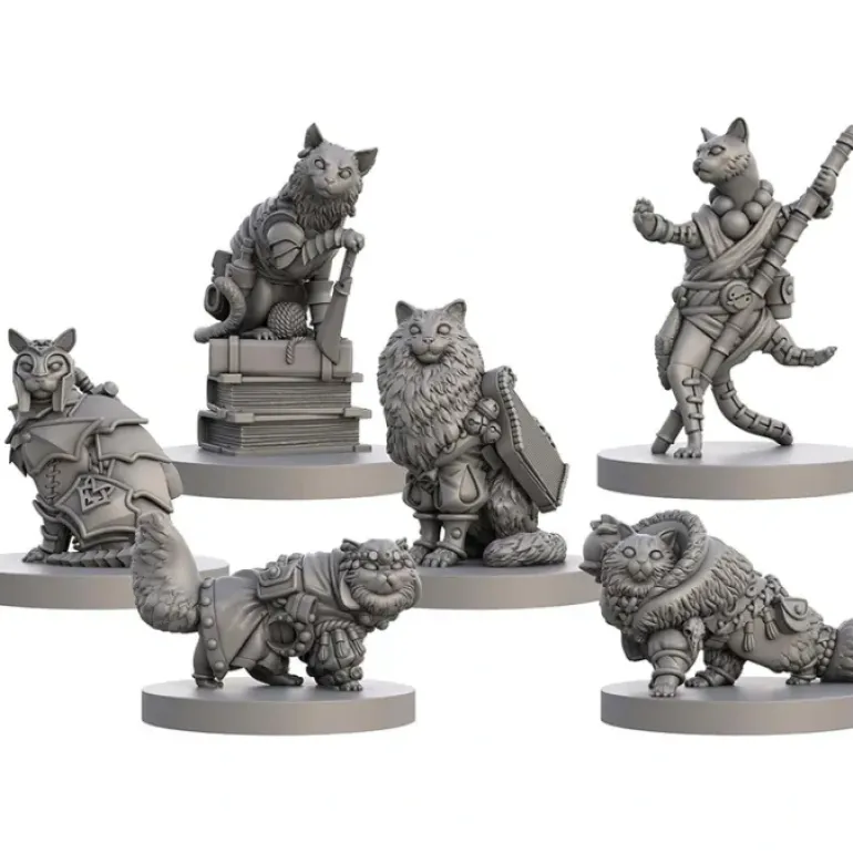 Animal Adventures: Cats & Catacombs Questing Tooth & Claw Volume 2 (6 Figures) - Your Source for Gaming Essentials