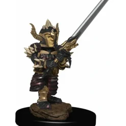 D&D Icons of the Realms Premium Figure, Painted Miniature: (W6) Halfling Fighter Male - Your Source for Gaming Essentials
