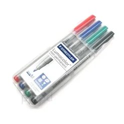 4-Pack Mat Marking Pen: Staedtler Lumocolor Non-Permanent Water Soluble Markers - Your Source for Gaming Essentials