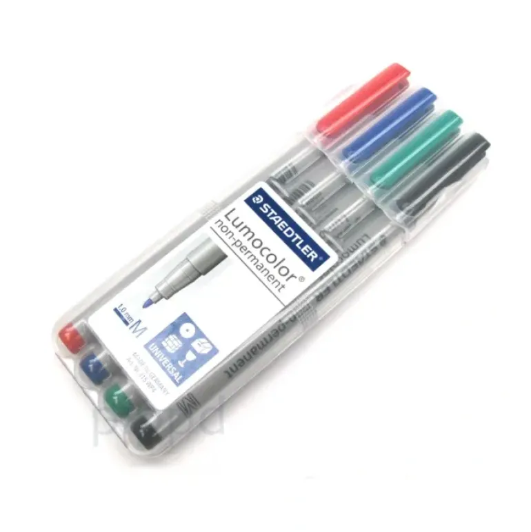 4-Pack Mat Marking Pen: Staedtler Lumocolor Non-Permanent Water Soluble Markers - Your Source for Gaming Essentials