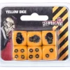 Zombicide: 6 Pack of Yellow Dice with Black Pips - Your Source for Gaming Essentials